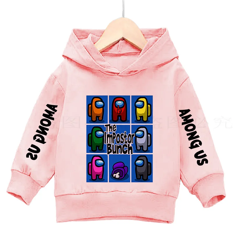 

Spring 2021 Teen Boys Girls Games Among Us Hoodie Baby Cute Kana Graphic Hoodie Kids Casual Sweatshirt 4T-14T