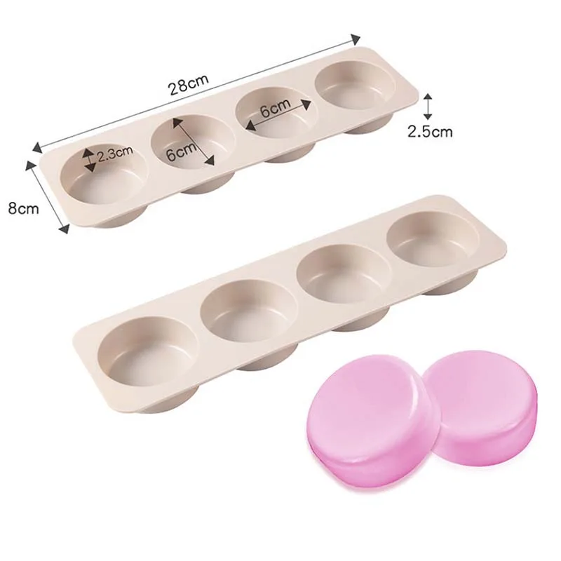 4 формы для мыла силиконовая форма изготовления ручной работы прямоугольная