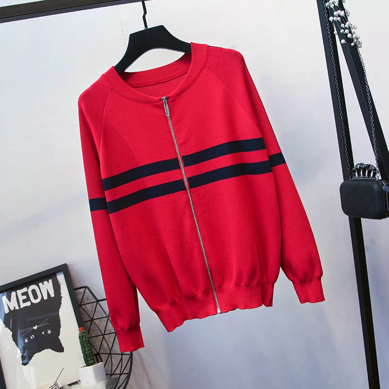 Amolapha Женский вязаный свитер на молнии кардиганы + брюки комплект одежды осень