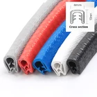 Противоударная лента для автомобильной двери, Противоударная защитная лента U-образной формы против царапин, декоративная окантовка, уплотнительная лента для автомобиля