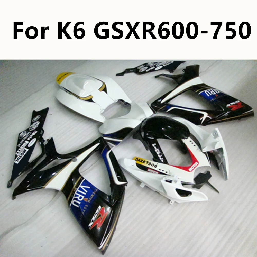 

Мотоцикл 2006 2007 06 07 инжектор кузова стиль цветок комплект ABS для Suzuki GSXR600 GSXR750 GSXR 600 K6 полный комплект обтекателя