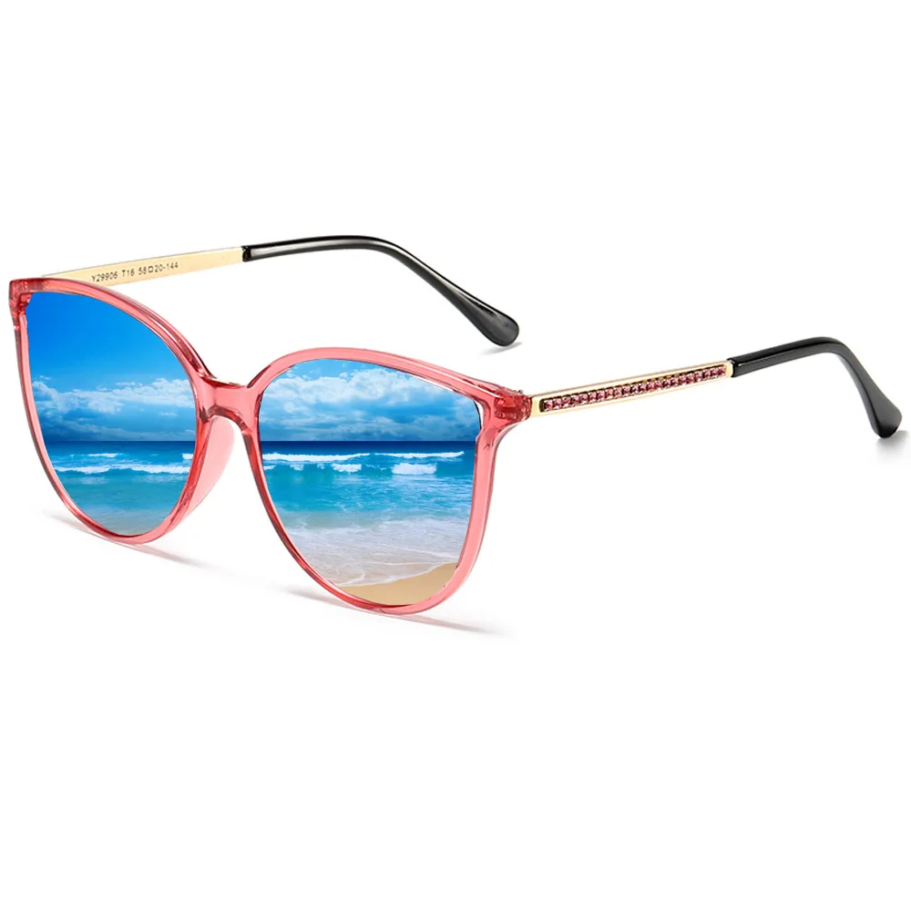 Yeckpowo женские солнцезащитные очки кошачьи уши UV400 gafas oculos de sol необычные