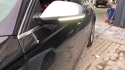 Dynamic white Автомобильные аксессуары для Audi A6 C7 C7.5 RS6 S6 4G 2012 автомобильное боковое зеркало заднего вида, мигающий индикатор, динамическая Поворотная сигнальная лампа - Испускаемый цвет: Dynamic white