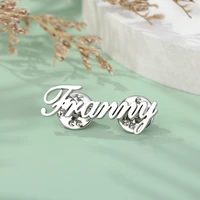 customized name brooch pins personalized initial letters brooches handmade jewelry wedding bridesmaid gifts for women men
