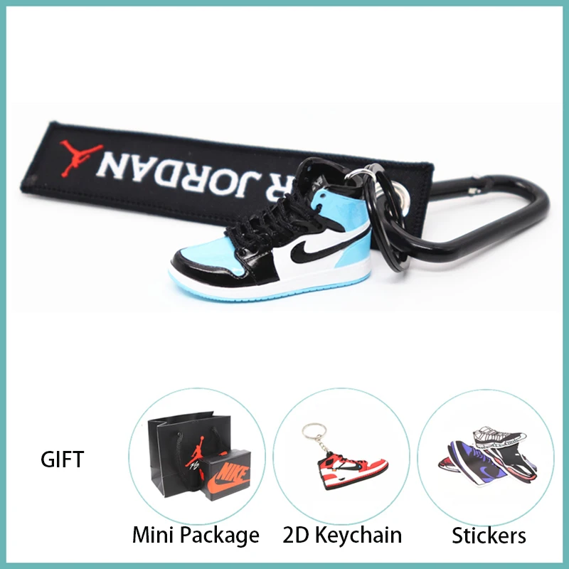 Новинка ручной работы 3D AJ Key ChaiAir Mini Jordan кроссовки модель милый брелок для ключей Баскетбольная обувь Подарочный Брелок для ключей модные украшения - Цвет: 20
