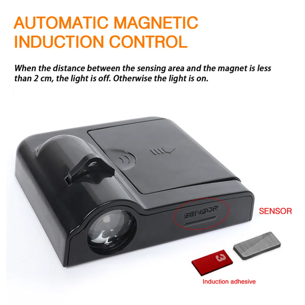 2 светодиодный ные ламсветильник для проектора логотипа двери автомобиля Suzuki SX4