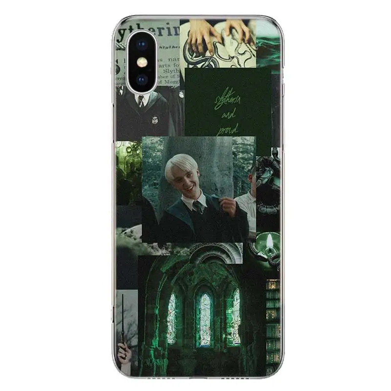 

Draco Malfoy Slytherin Cool Cover Phone Case For Apple iphone 11 12 Pro XR X XS Max 7 8 6 6S Plus + 7G 6G 5 SE 2020 Coque Popula
