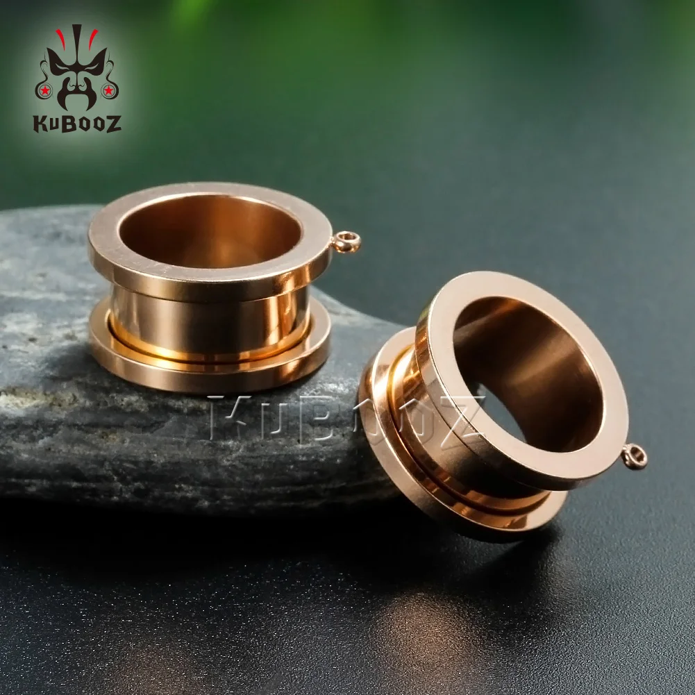 Kubooz Новая Мода пирсинг в уши, туннели расширители для ушей хирургические Stianless стальные классические gugues Muiti Coloer