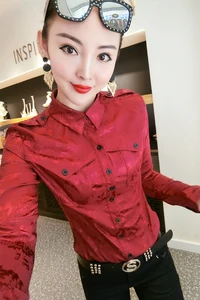 Весна 2020, офисные женские рубашки для работы, женские толстые рубашки для офиса, осенние женские винтажные топы, блузки