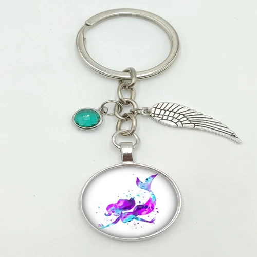 2019 Новый горячий морской Русалка шаблон серии Стеклянный кабошон сплав