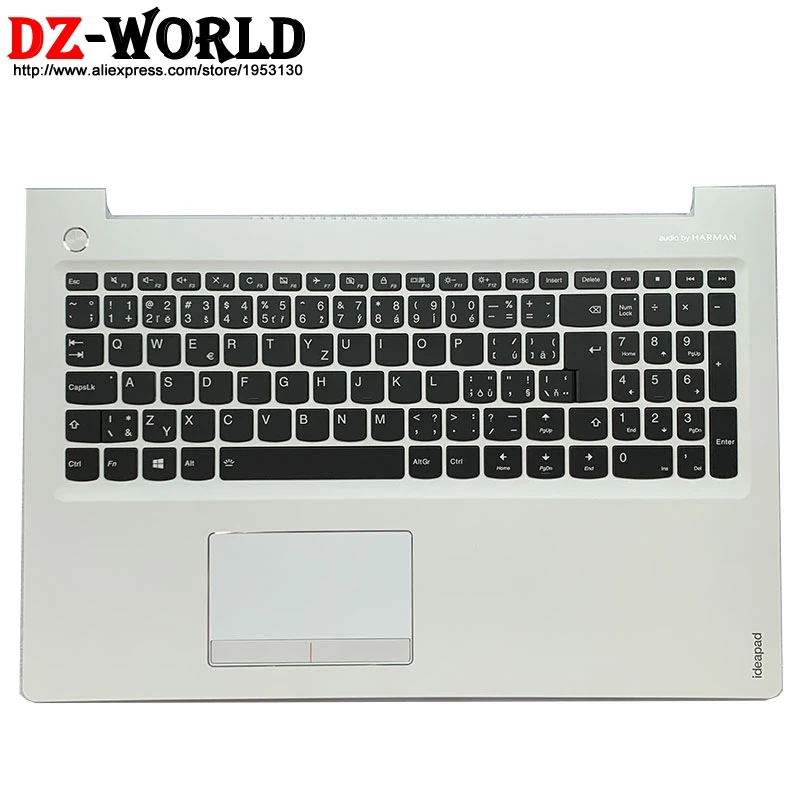 

New Shell C Cover Palmrest Upper Case With Czech Keyboard Touchpad for Lenovo 510-15ISK IKB 310-15ABR IAP ISK Laptop 5CB0M31274