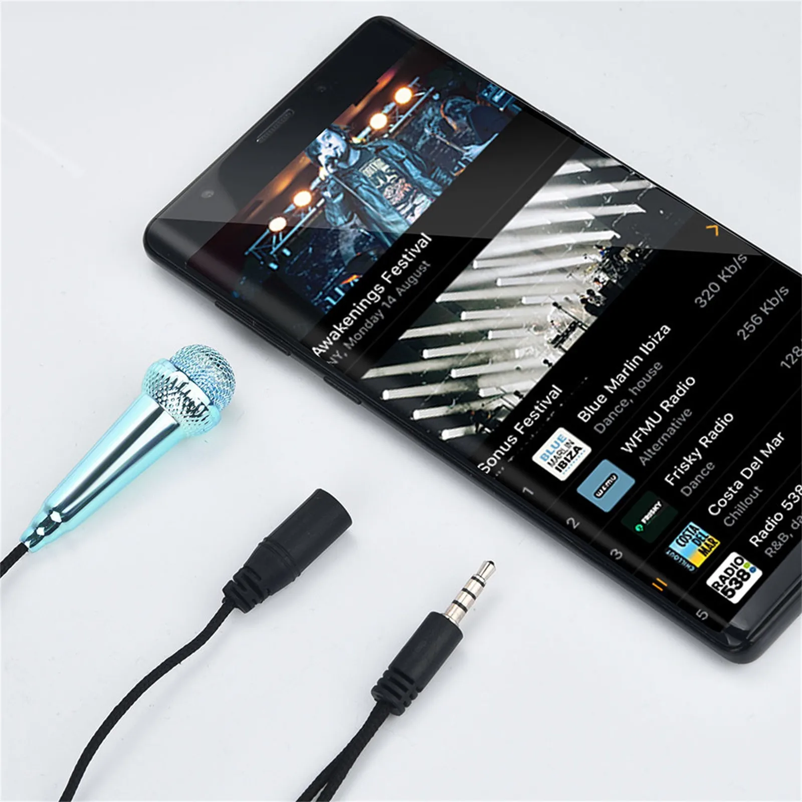 Портативный мини-микрофон 3 5 мм стерео Студийный конденсаторный микрофон KTV