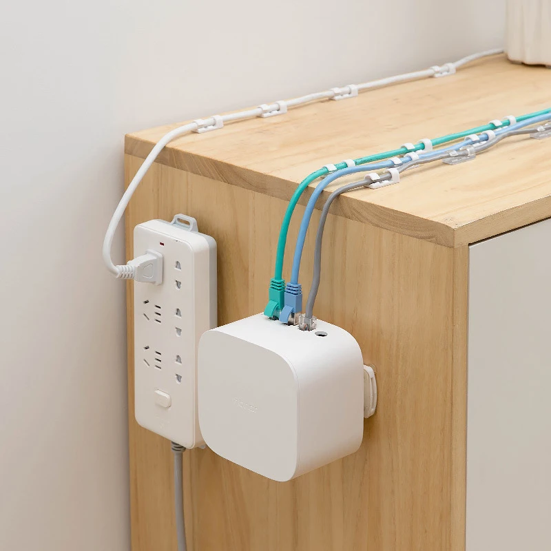 20 шт./лот органайзер для провода и кабеля Настольный usb-кабель зарядки передачи