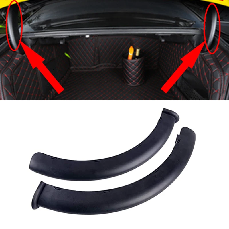 

AP68-1 Pair Rear Luggage Trunk Boot Lid Hinge Cover Trim For- A4 2008-2014 Car Protective Accerssories