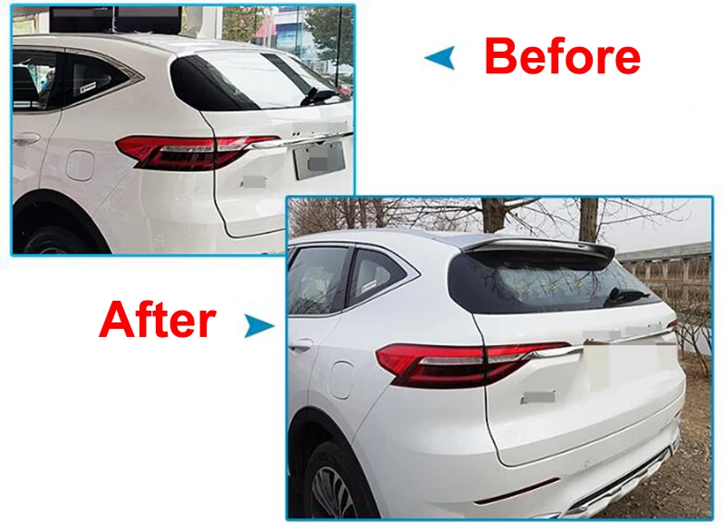 Горячая продажа ABS наклейка установка спойлер на крышу для Great Wall Haval F7 2019