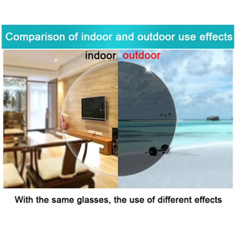Photochromic Anti Blue Light Blocking 1.56 1.61 1.67 Index Prescription Aspheric Glasses Lenses Myopia Hyperopia Presbyopia Lens