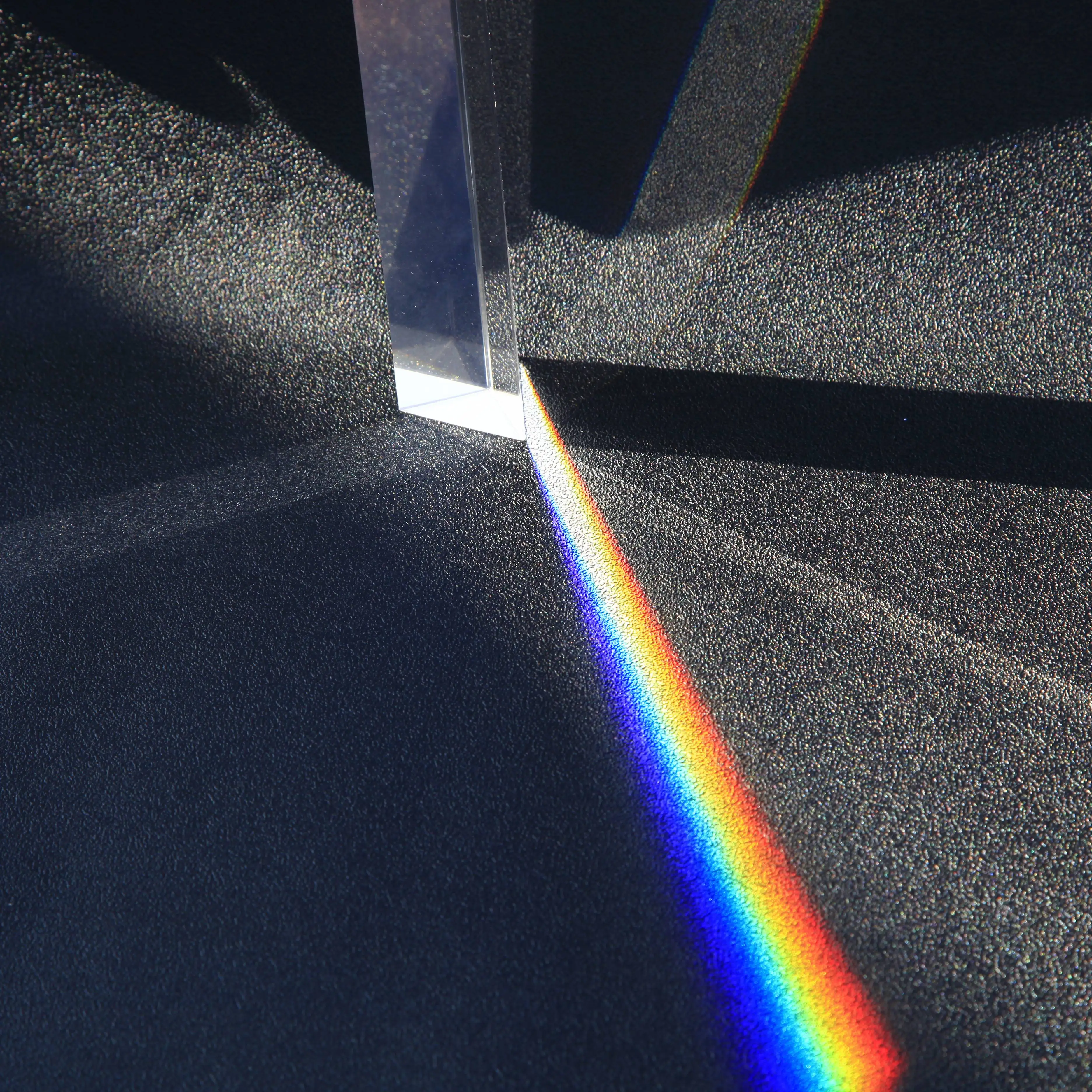 

40x40x180 мм треугольная призма, радужное стекло, научный эксперимент, оптическая стеклянная призма для детей, чтобы увидеть отражение светильн...