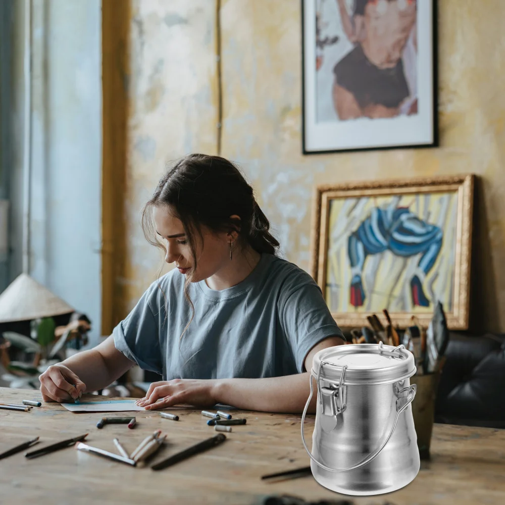 

1PC Painting Brush Washing Bucket Compact Lightweight Paint Brush Washer