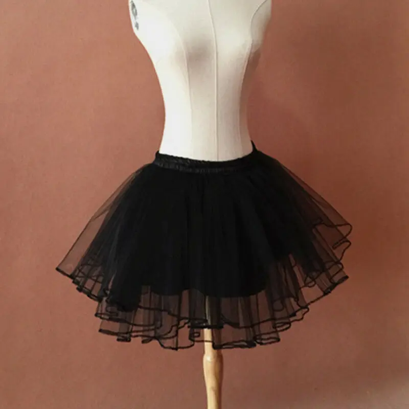 

Tulle Skirt Women's Vintage Dress Rockabilly Tutu Petticoat Ball Gown Skirts