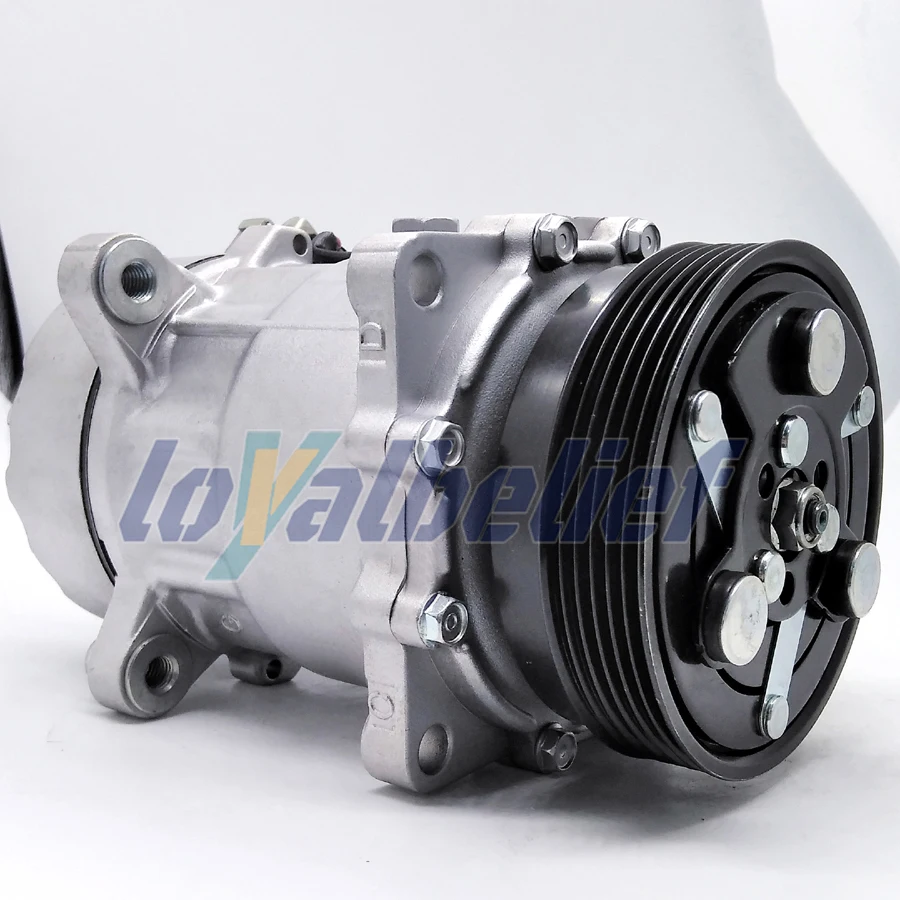 Автомобильный Компрессор кондиционера Sanden SD7V16 для SEAT LEON TOLEDO SKODA OCTAVIA 1996-2010 1J0820803A