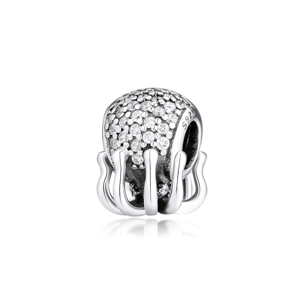 Fandola CKK Подходит для Pandora браслет подвески тропический Осьминог Подвески бусины