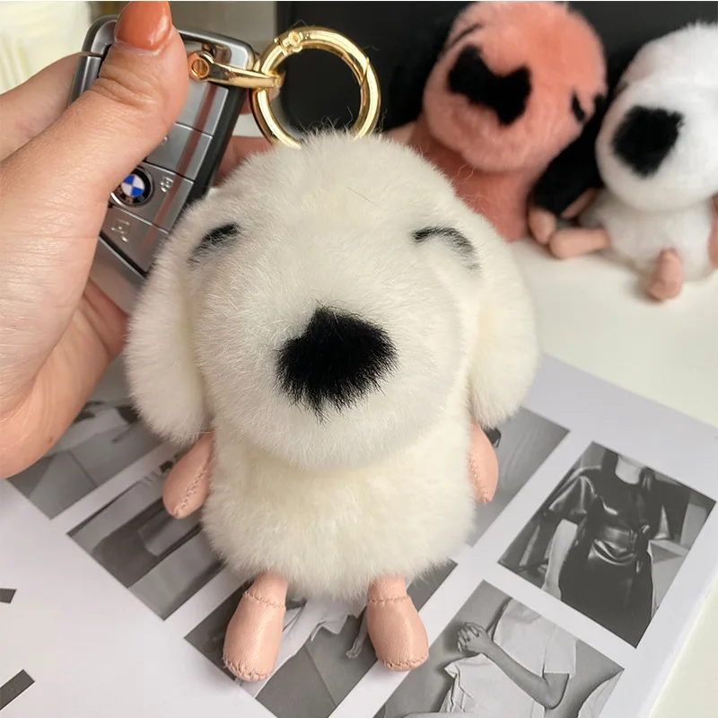 Роскошный брелок с подвеской в виде маленькой собаки милый щенок для женской