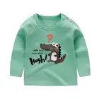 Детская популярная футболка для мальчиков и девочек, детские топы с длинными рукавами, хлопковые детские топы с принтом дракона, зимняя одежда для маленьких девочек, 2019