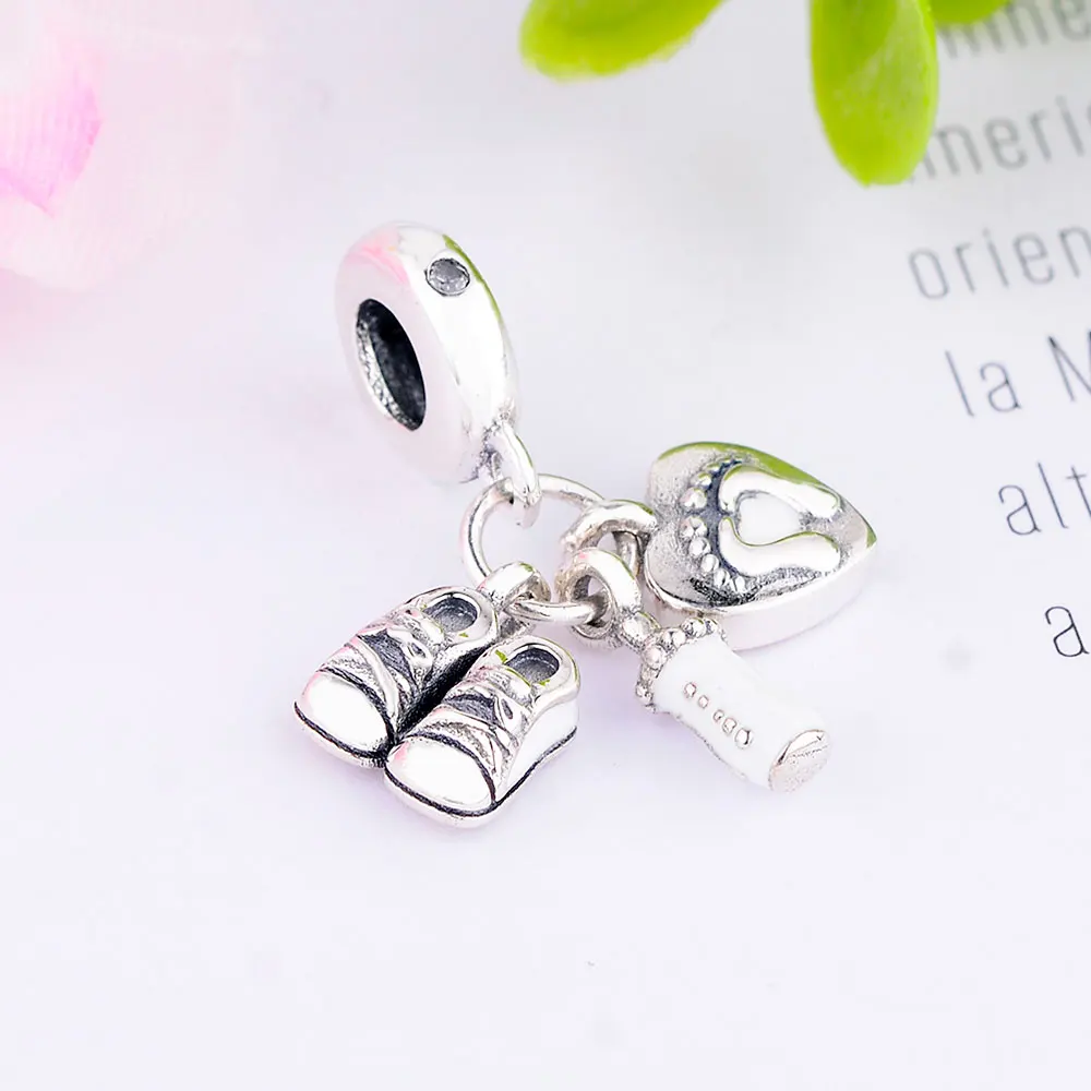 Подвеска из серебра 100% пробы для детской обуви|Бусины| |