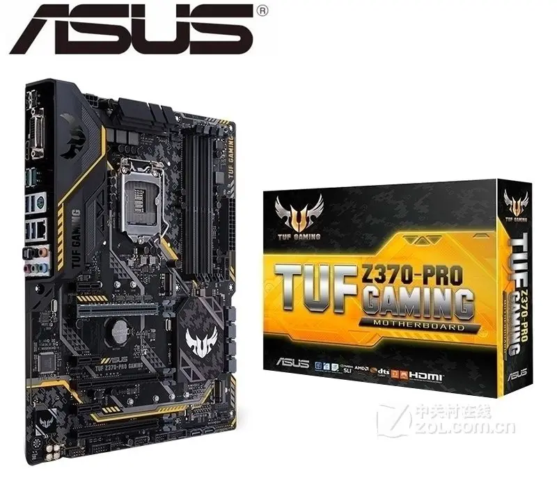 Новая материнская плата Asus TUF Z370 PRO GAMING DDR4 LGA 1151 для настольного компьютера USB2.0
