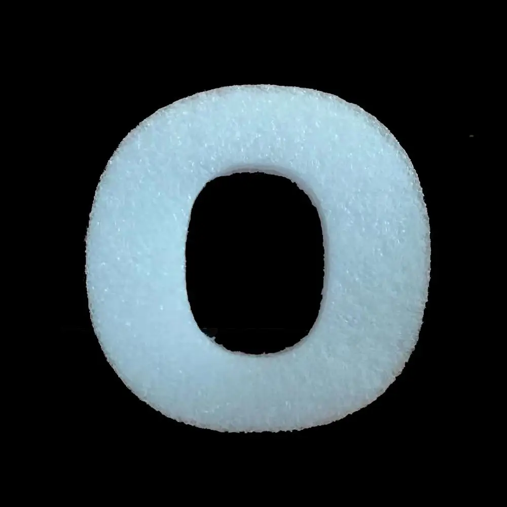 WHITE O Креативные 30 см большие пенопластовые буквы слова DIY белая губка A-Z 26 слов Искусство ремесло ювелирные изделия дисплей инструмент Алфавит имя письмо комбайн - Цвет: WHITE O