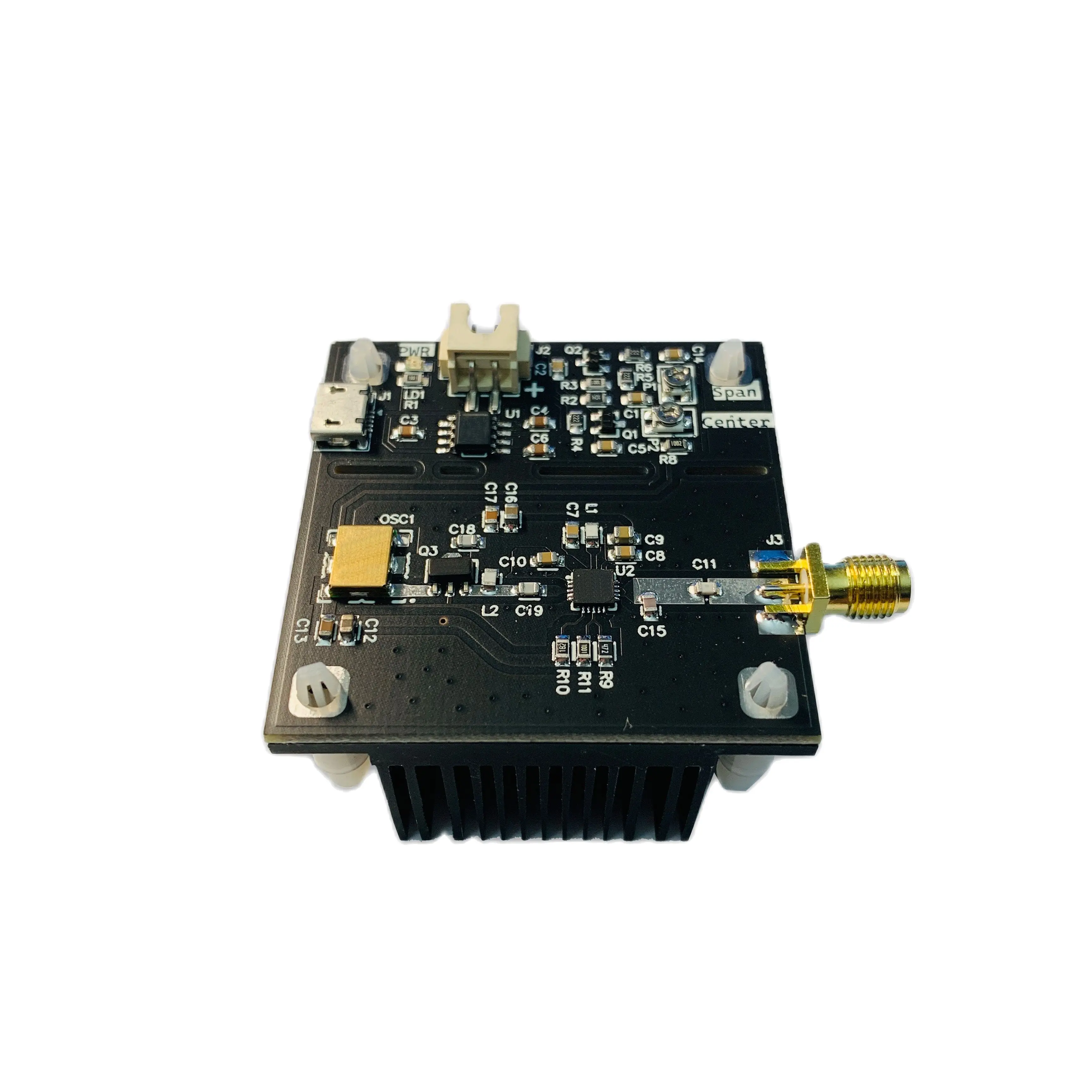 AMPLIFICADOR DE POTENCIA integrado, 2,4 jammer WiFi de barrido/5,2/5,8G, pin de interfaz SMA-3