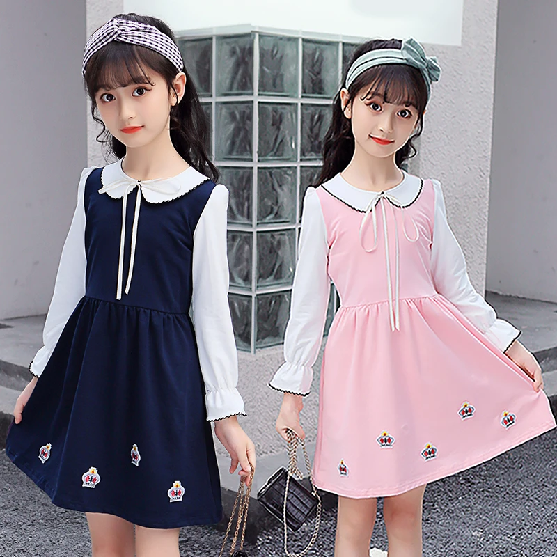 

Teenage Girls Princess Dress Winter Kids Long Sleeve Tutu Smock Dress Girl's Outfits for 4 5 6 7 8 9 10 11 12 13 14 15 Years