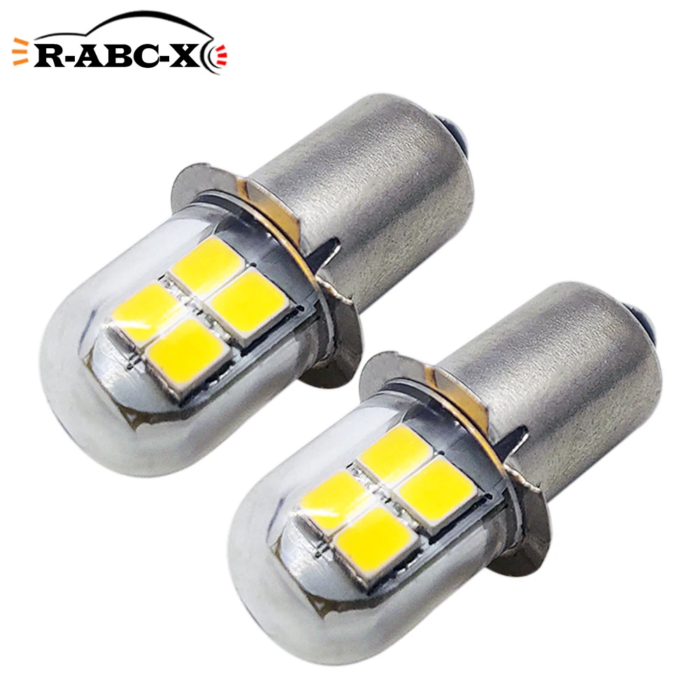 Фонарик RUIANDSION 2835SMD P13.5S 2 шт. 8 светодиодов 3 ячейки 4 E10 5-6 в 4300K 240Lm | Автомобили и