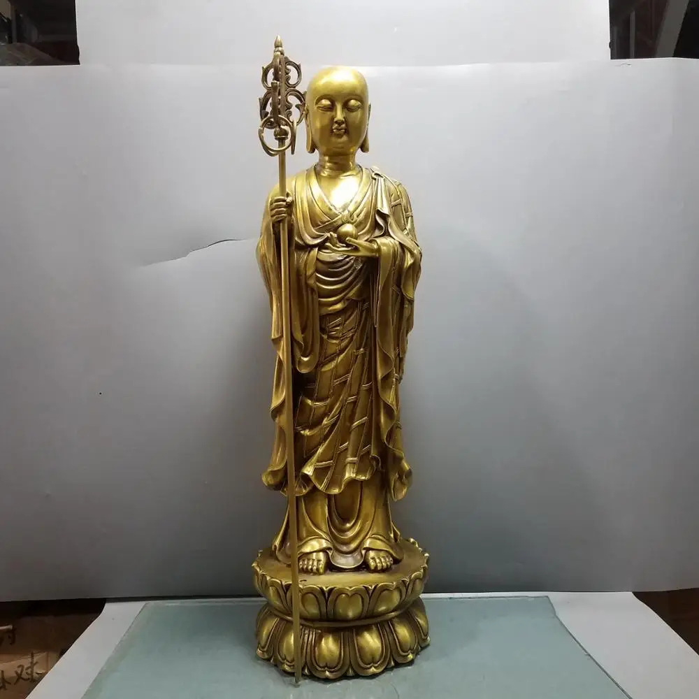 

Свадебные украшения Китай Лаки Китай Seikos красная бронза дзидзо статуя бодхисаттвы резные статуя Будды Гуаньинь в дифу