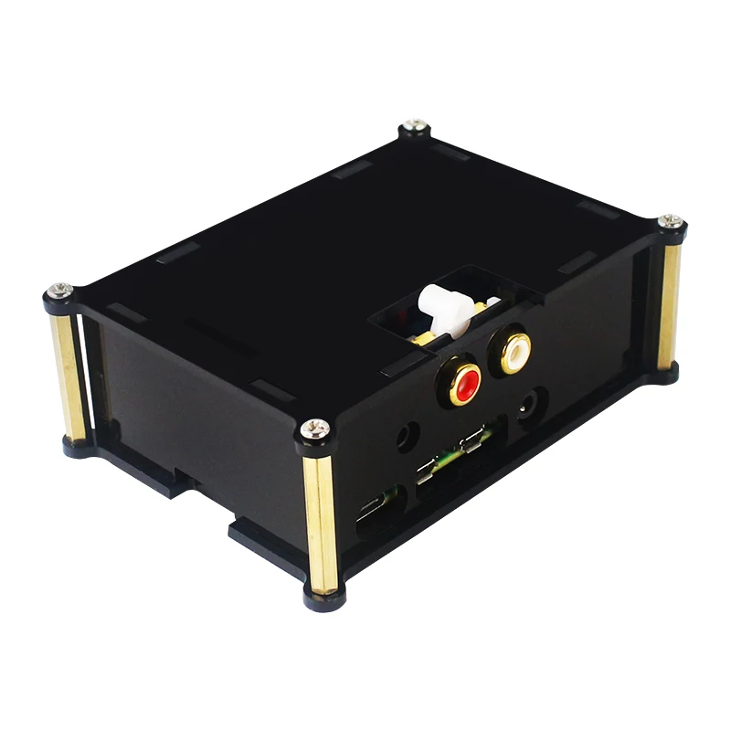 Акриловый чехол для Raspberry Pi 4 Модель B PiFi DAC + V2.0 звуковая карта корпус DIFI удлинитель