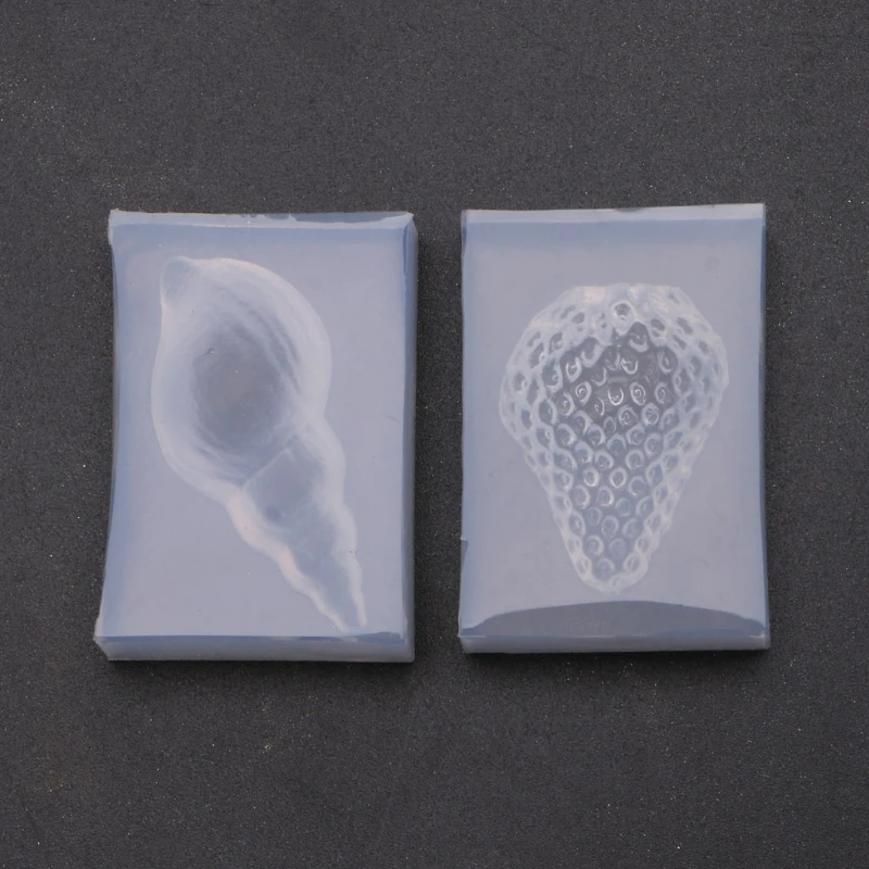 

3D Strawberry Conch Resin Casting Mold Strawberry Keychain Resin Mold Craft DIY