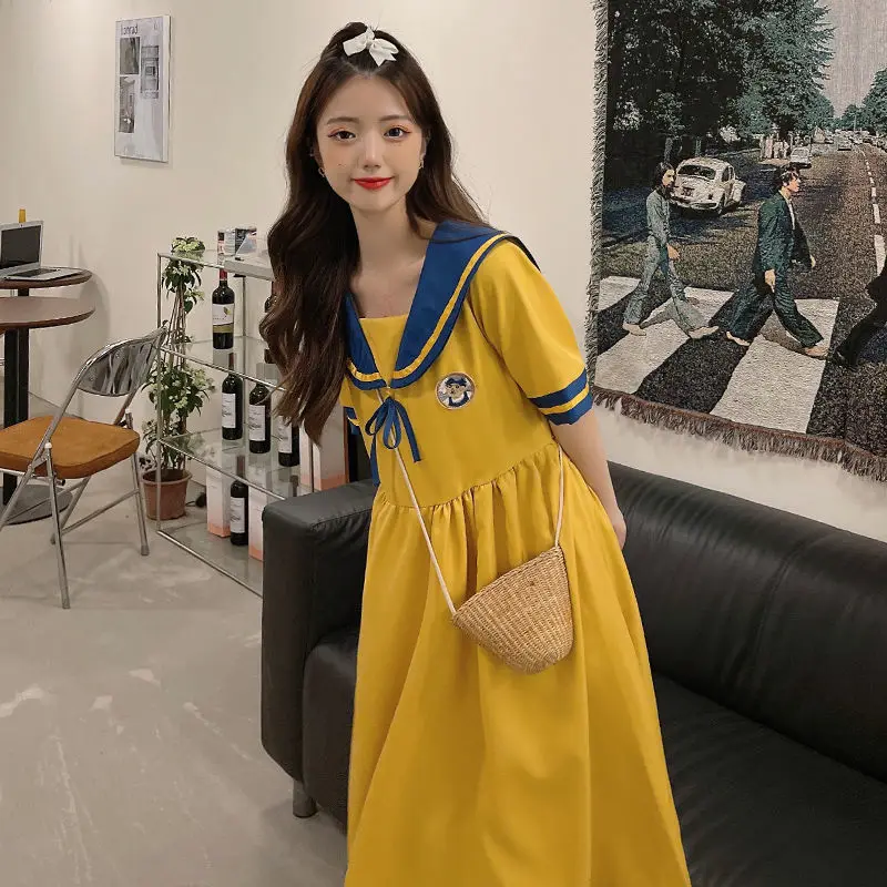 

2021 Japanese Style Summer Dress Women Super Fairy Vintage Student Dress Girl Birthday Dress for Women