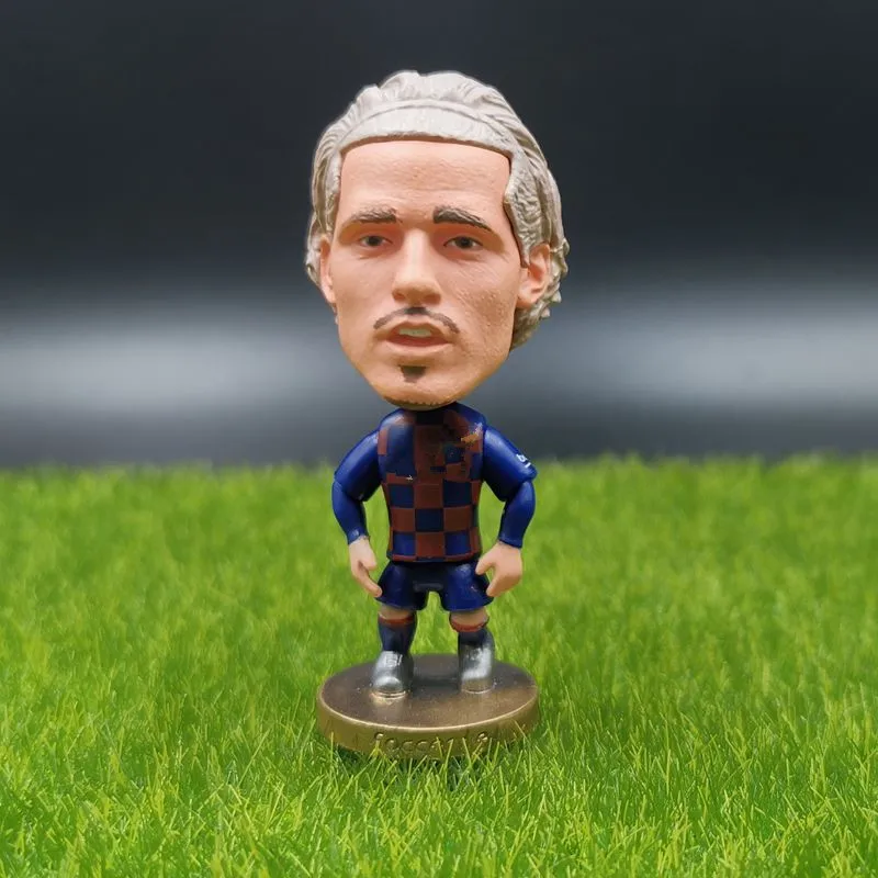 Фигурки игрока в футбол кукла Lionel Месси пике рональдино Суарез Eto 'o Iniesta 2 5 дюйма