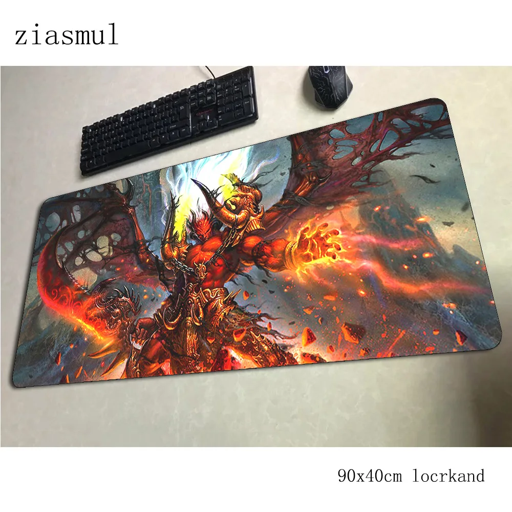 wow pad mouse cute computer gamer 900x400x3mm padmouse big home mousepad ergonomic gadget office desk mats | Компьютеры и офис