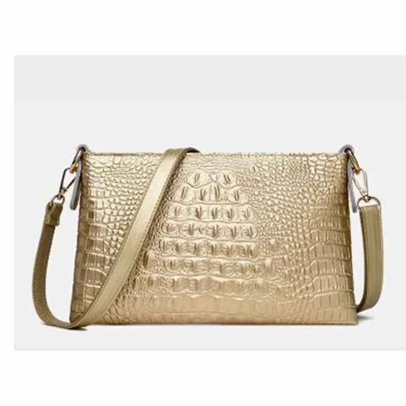 

Women Bag 2021 New Crocodile 100% Genuine Leather Women Shoulder Bag Fashion Small Flap Crossbody Bags for Women Messenger Bags