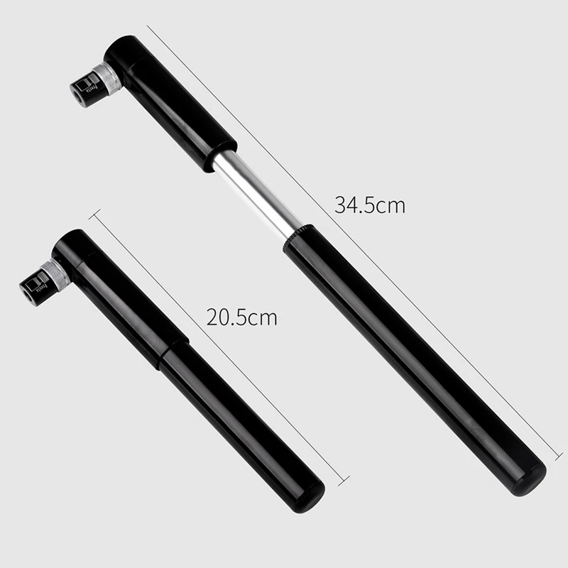 Bicycle Air Pump Mini Hand Tire Inflator Bike Aluminum Alloy Valve MTB Road Cycling for Ball 120Psi | Спорт и развлечения