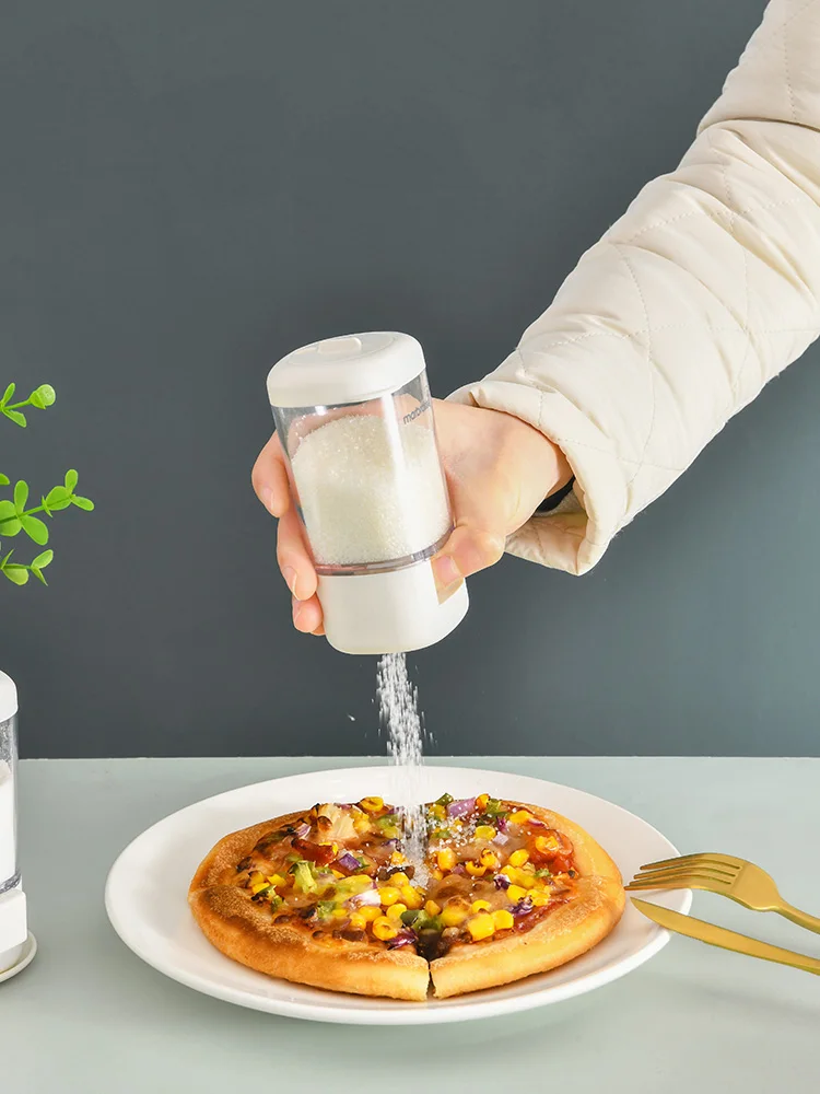 Шейкер для соли с измеряемым управлением кухонный поворотный шейкер Push-типа