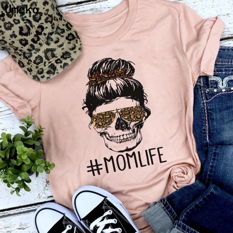 Женская футболка с изображением персонажа шар Череп голова леопарда очки для