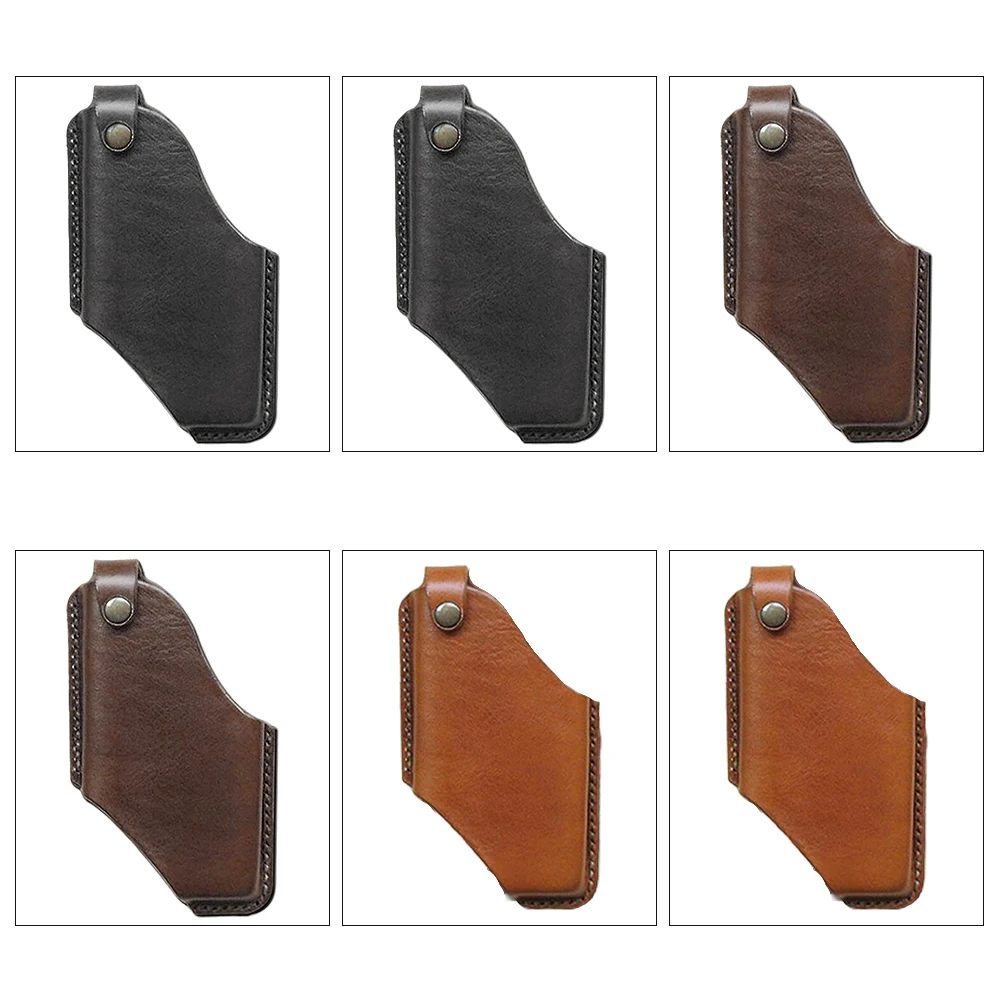 

Universal Men Leather Cell Phone Holster Universal Waist Purse Bag With Belt Hole