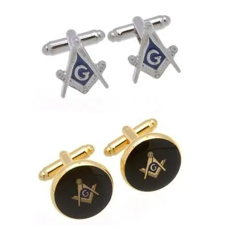 10 парт/лот классические запонки Freemason медная эмаль масонские звенья свободные