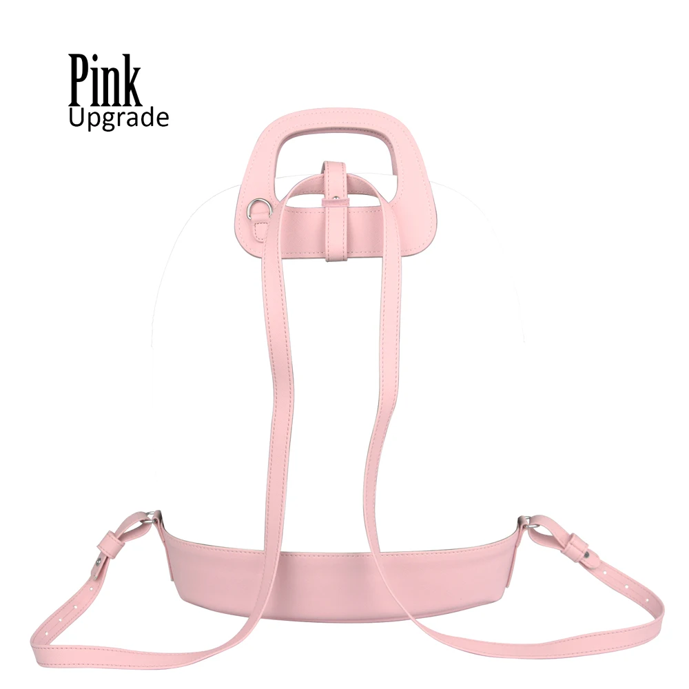 pink D пряжка продолговатая Ручка Тонкая из искусственной кожи Пряжка ремень нижняя часть в комплекте с рюкзаком Набор для Obag 50 O сумка 50 - Цвет: pink