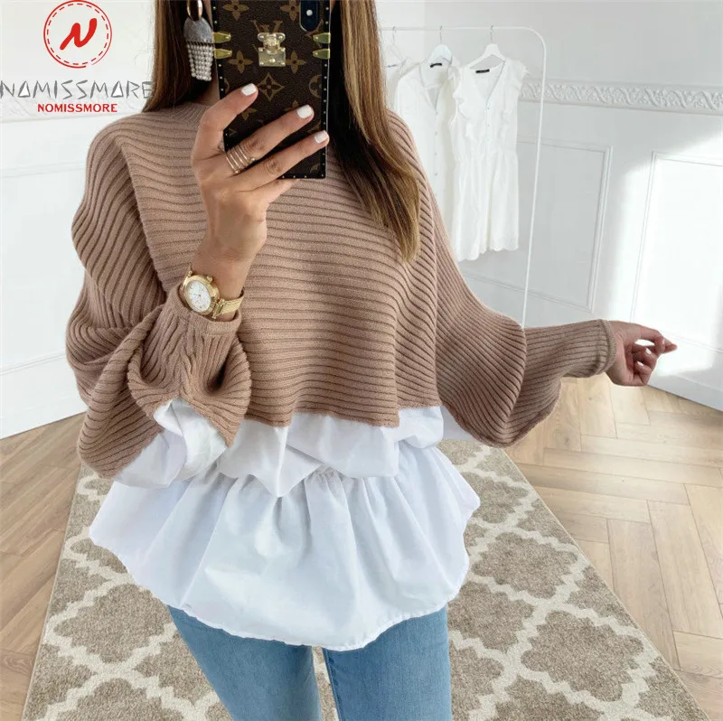 Женская толстовка с круглым вырезом элегантная повседневная Свободная кофта