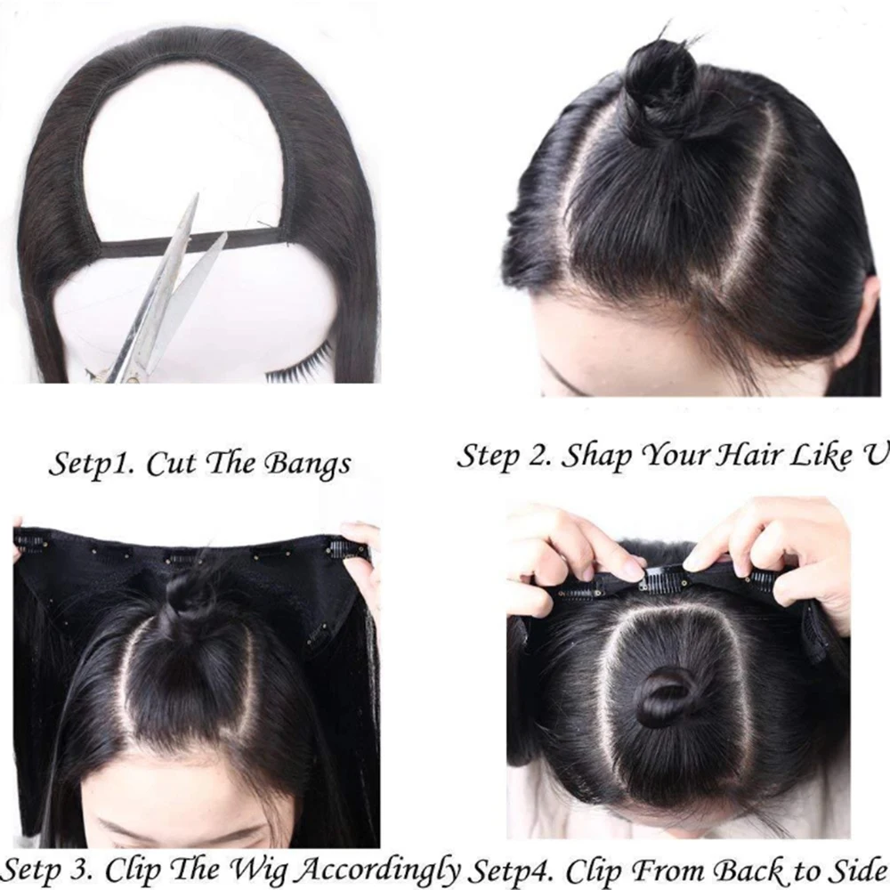 

Body Wave Human Hair Wigs For Women Glueless U Part Wig Human Hair Wigs Pre Plucked150% Remy Peruvian Wig Free Shipping