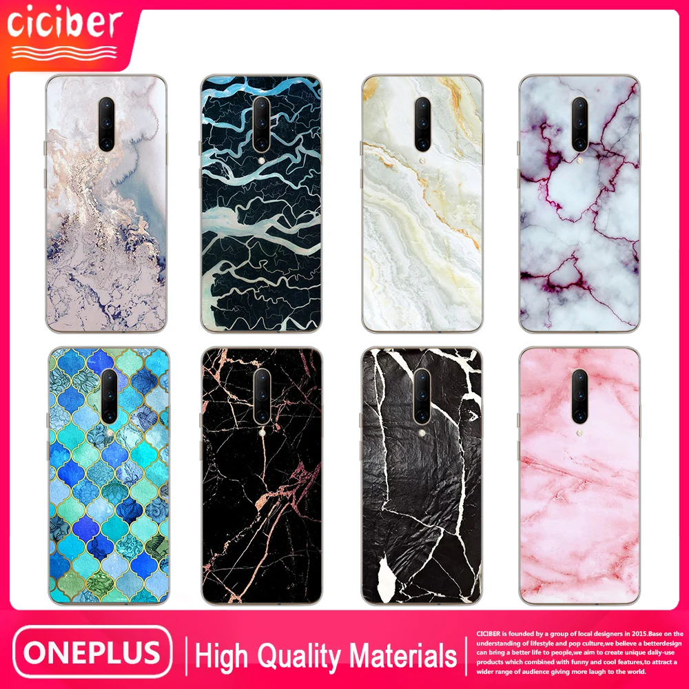 

Marble Case For Oneplus 8 Pro 8T 7T 7 6T 6 Nord N10 N100 Pro Glass Phone Cases for one plus 8 1+7 1+7t 1+8t 1+6 1+6t Cover Funda