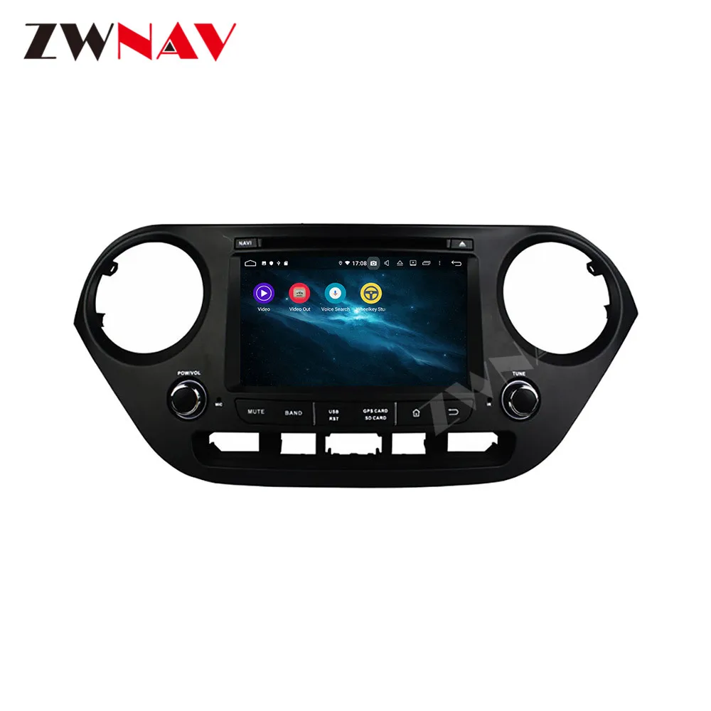 Android 9 IPS экран PX6 DSP для Hyundai I10 I-10 2013 2014-2018 автомобильный DVD GPS мультимедийный плеер